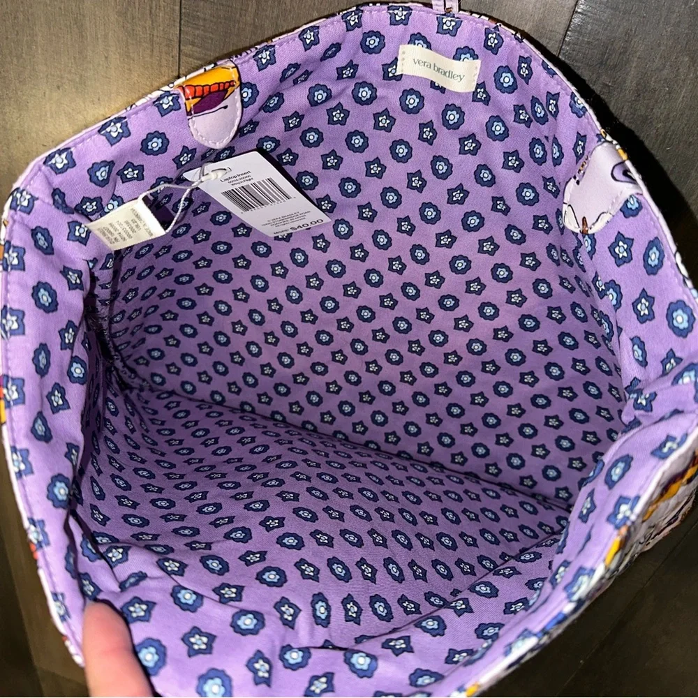 Vera Bradley Purple Butterflies Laptop Case Cover Pouch NWT